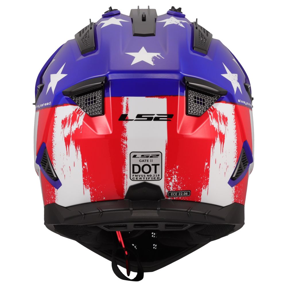 LS2 Gate II Battle Scar Full Face MX Offroad Helmet - Pick Size & Color - Image 12