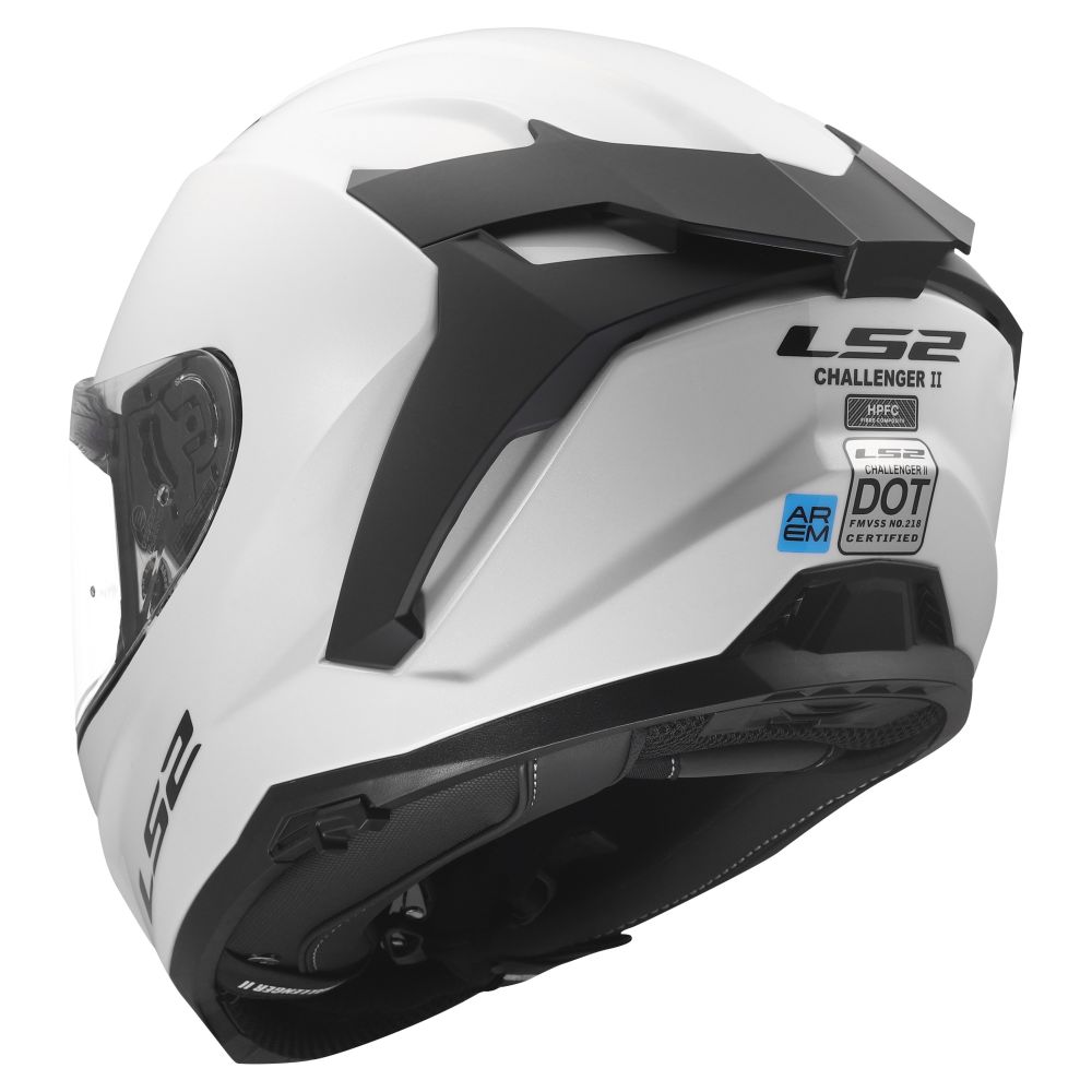 LS2 Challenger II Solid Full Face Street Motorcycle Helmet - Pick Size/Color - Image 5