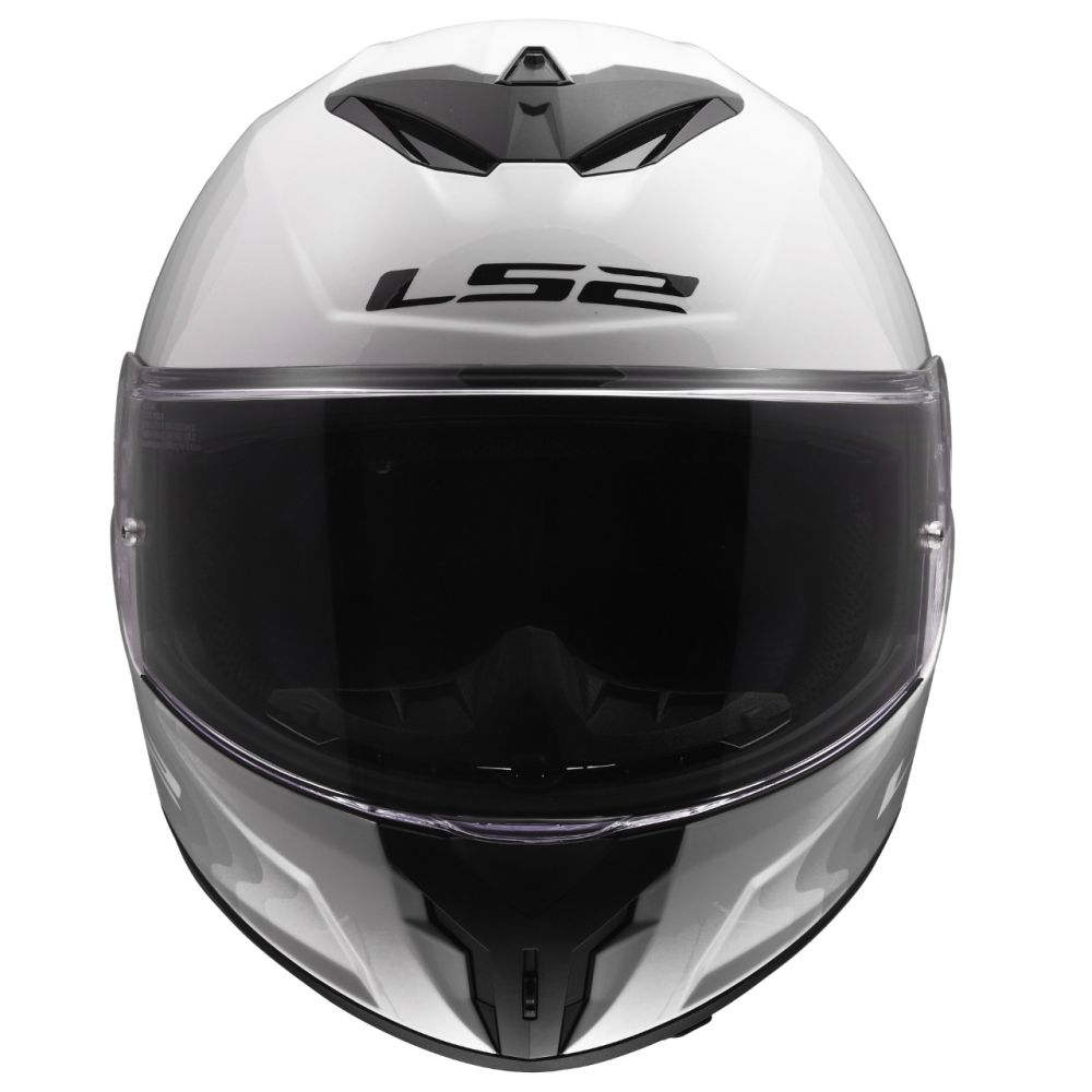 LS2 Rapid III Flow Gloss White/Gray/Black Full Face Street Motorcycle Helmet - Image 5