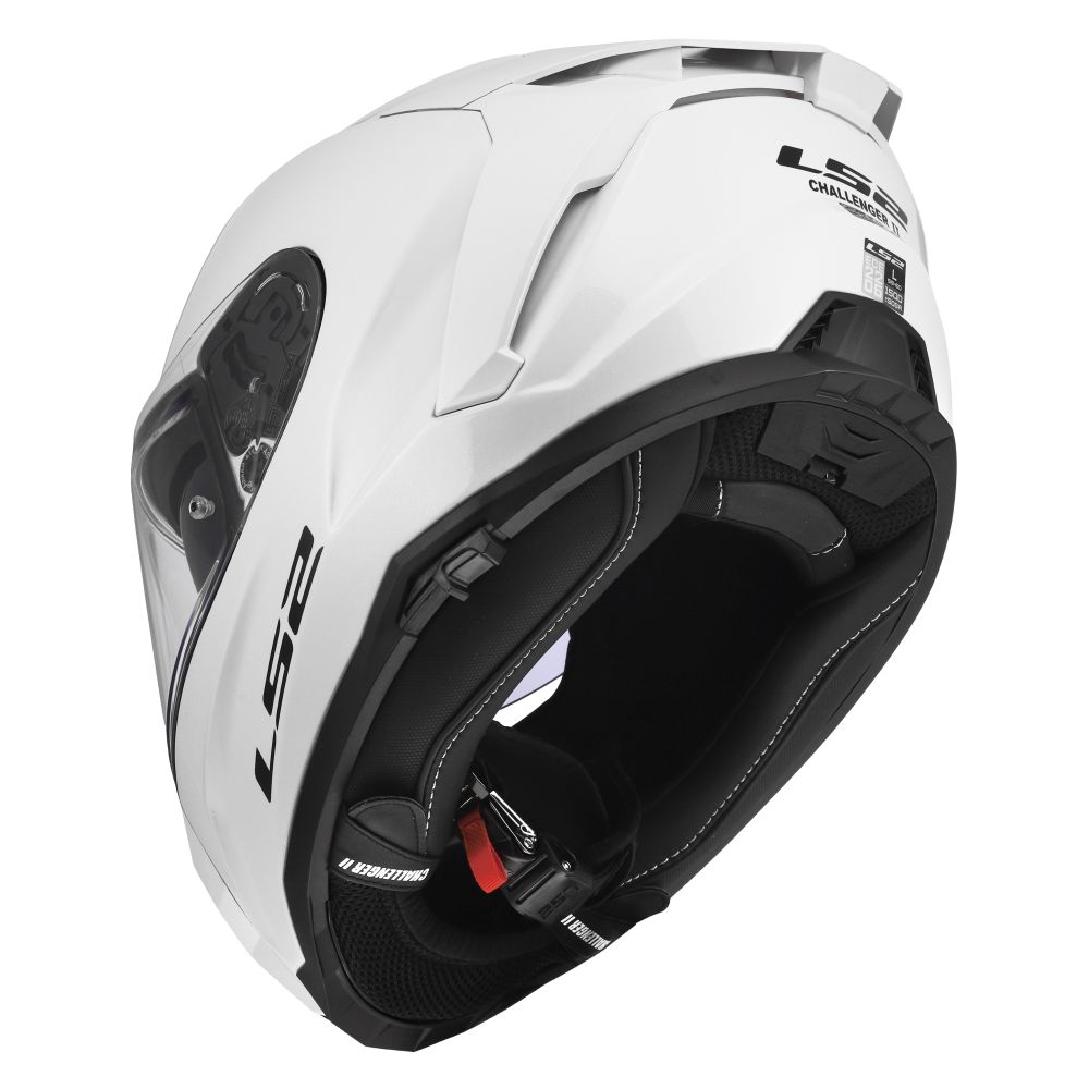 LS2 Challenger II Solid Full Face Street Motorcycle Helmet - Pick Size/Color - Image 14
