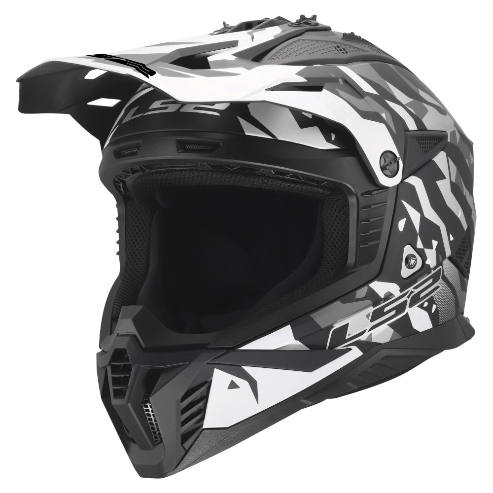 LS2 Gate II Electra Full Face MX Offroad Helmet - Pick Size & Color - Image 9
