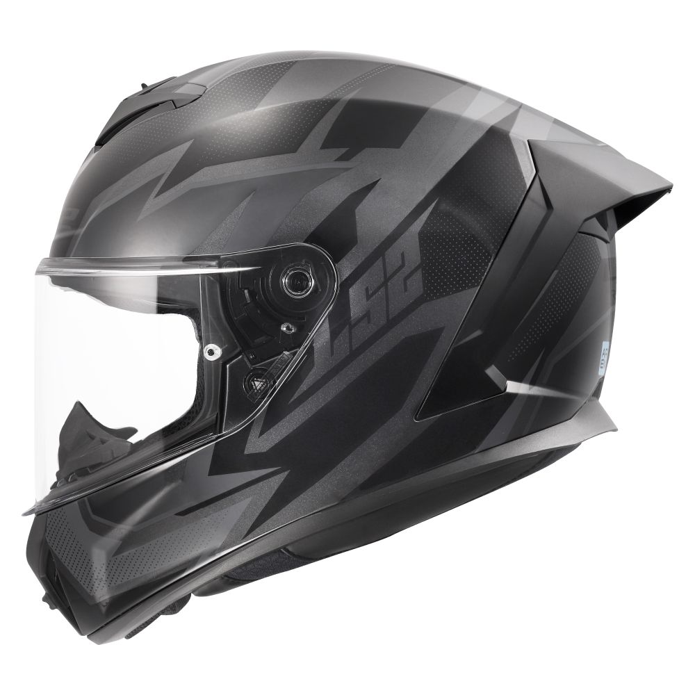LS2 Rapid III Xtrem Matte Black/Gray Full Face Street Motorcycle Helmet - Image 4