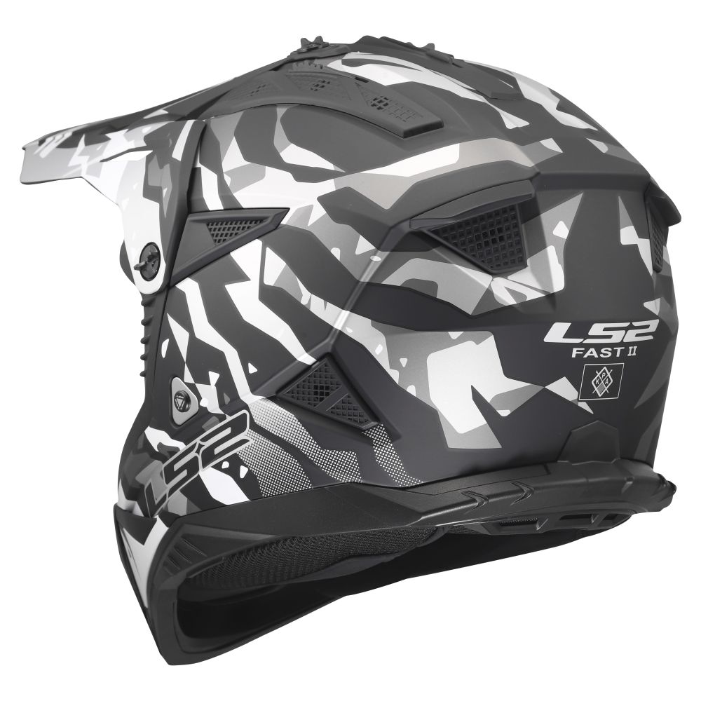 LS2 Gate II Electra Full Face MX Offroad Helmet - Pick Size & Color - Image 11