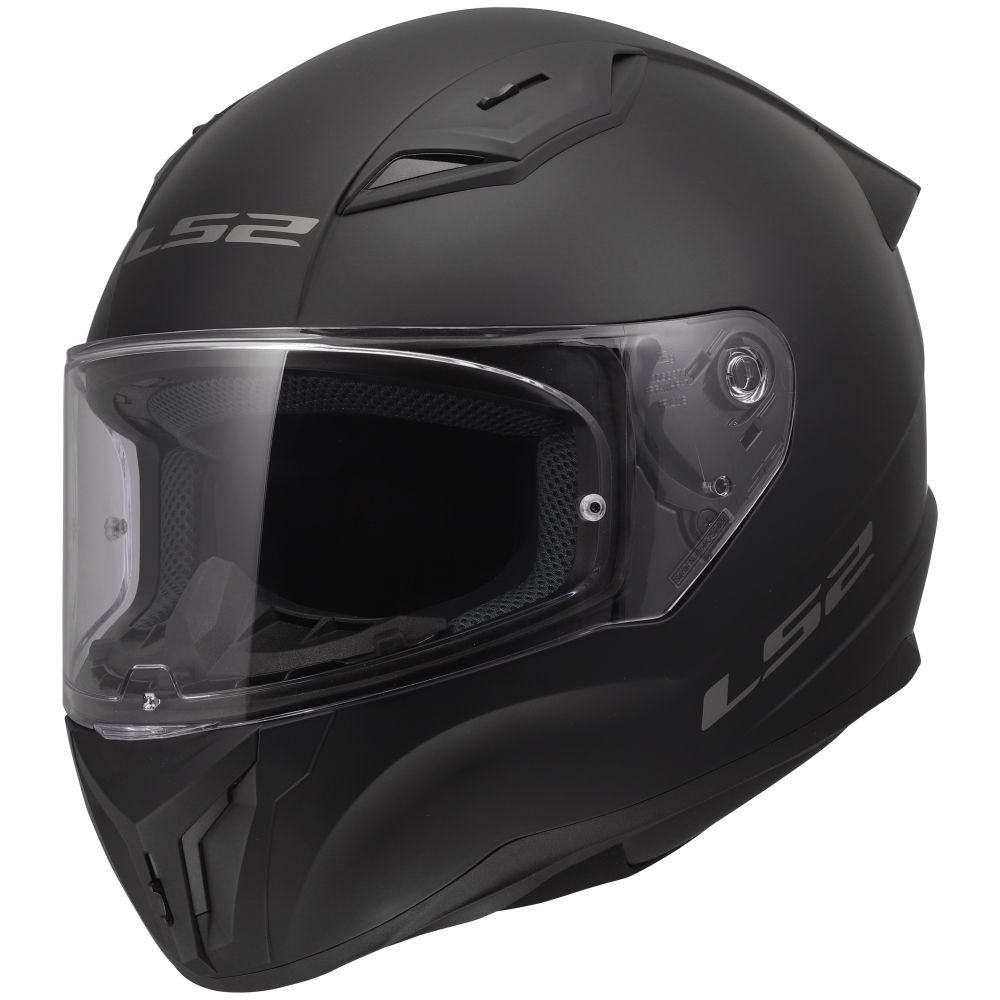 LS2 Centric Shift Solid Matte Black Full Face Street Motorcycle Helmet - Image 3