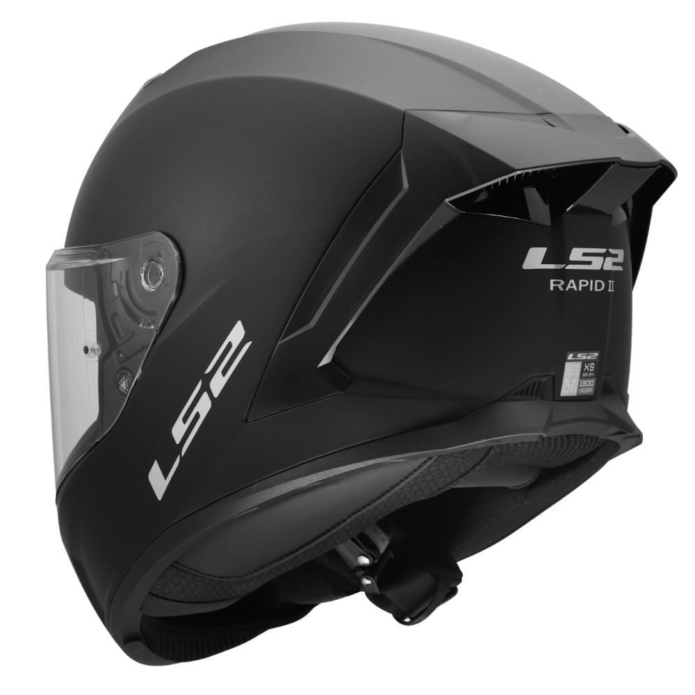 LS2 Rapid III Solid Full Face Street Motorcycle Helmet - Pick Size & Color - Image 11