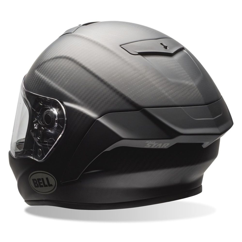 Bell Race Star DLX Flex Solid Full Face Street Motorcycle Helmet Matte Black - Image 5