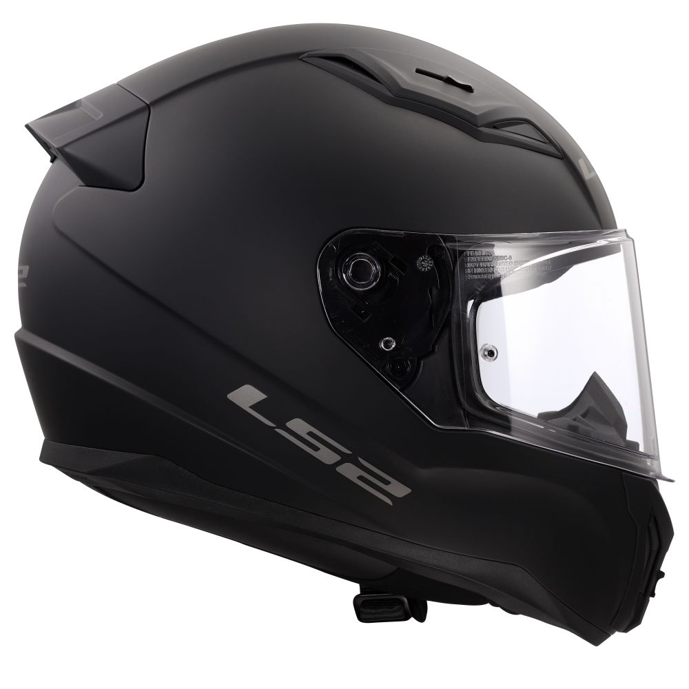 LS2 Centric Shift Solid Matte Black Full Face Street Motorcycle Helmet - Image 6
