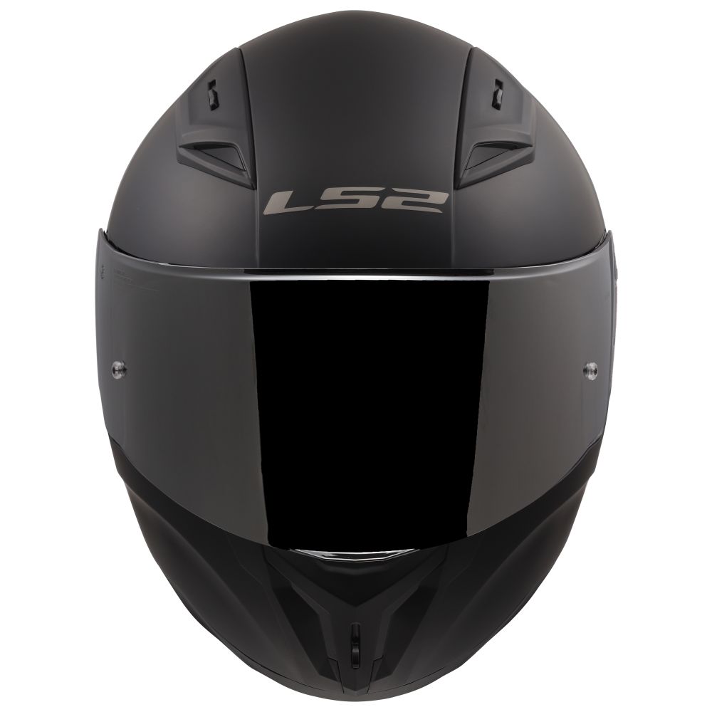 LS2 Centric Mercury Solid Matte Black Full Face Street Motorcycle Helmet - Image 5