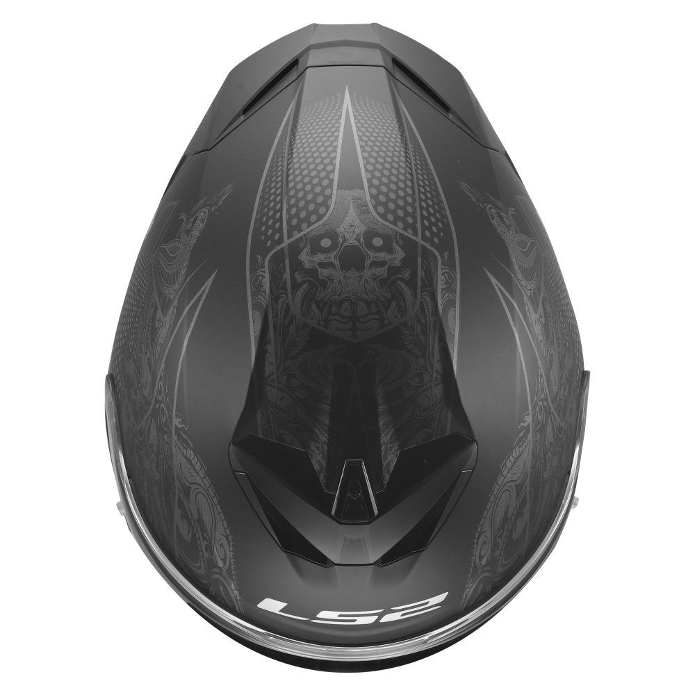 LS2 Rapid III Crypt Matte Black Full Face Street Motorcycle Helmet - Pick Size - Image 8