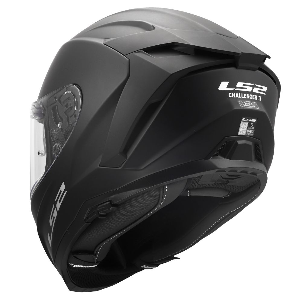 LS2 Challenger II Solid Full Face Street Motorcycle Helmet - Pick Size/Color - Image 10