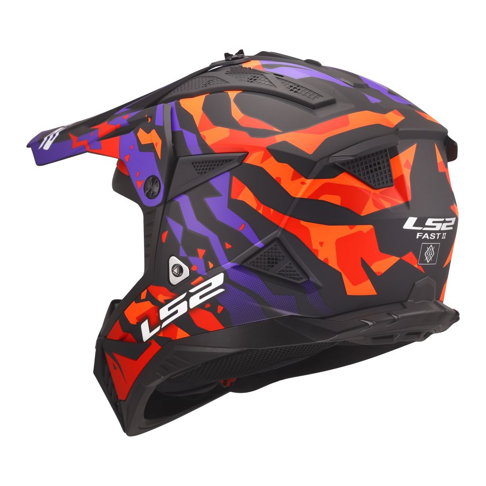 LS2 Gate II Electra Full Face MX Offroad Helmet - Pick Size & Color - Image 17