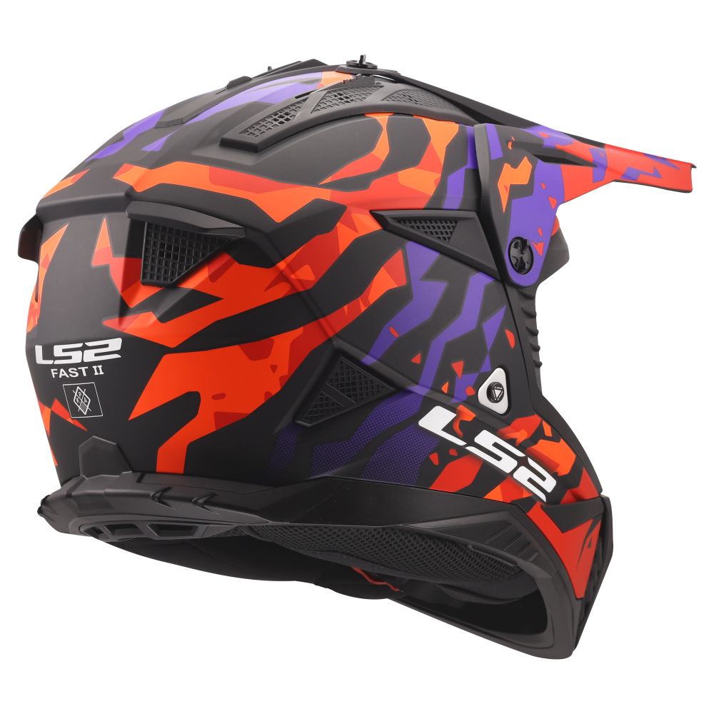 LS2 Gate II Electra Full Face MX Offroad Helmet - Pick Size & Color - Image 19