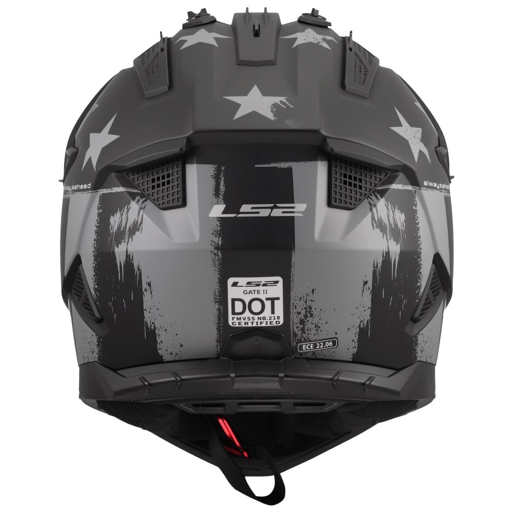 LS2 Gate II Battle Scar Full Face MX Offroad Helmet - Pick Size & Color - Image 6