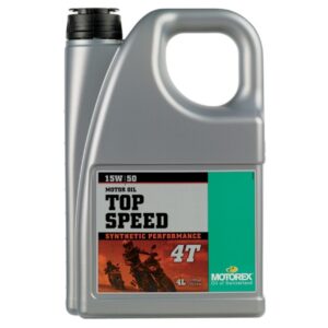 Motorex Top Speed Synthetic 4T 15W-50 Engine Oil 4 Liter
