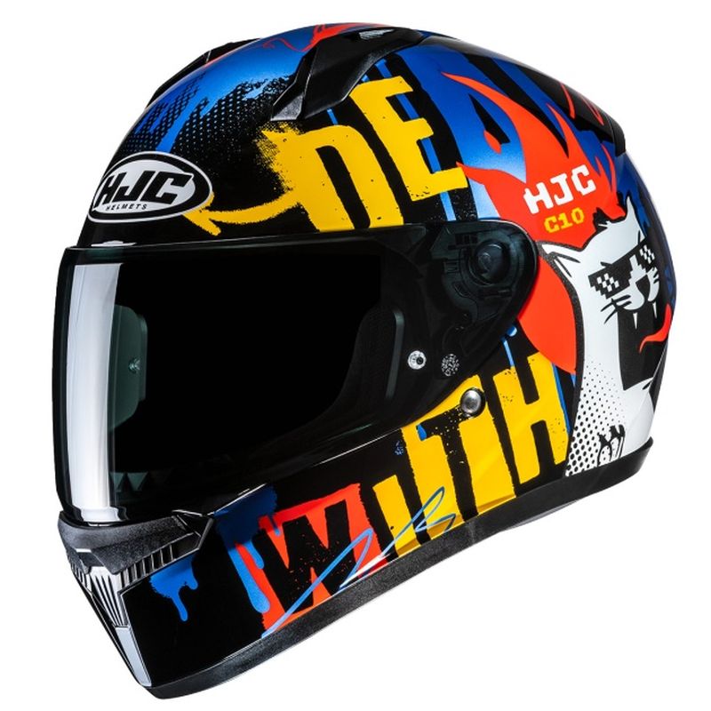 HJC C10 Fop Full Face Street Motorcycle Helmet - Pick Size/Color - Image 3
