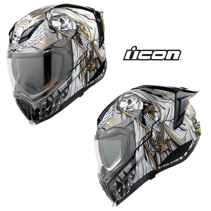 Icon Ultraflite Nuestra Señora DOT Full Face Motorcycle Helmet - Pick Size/Color