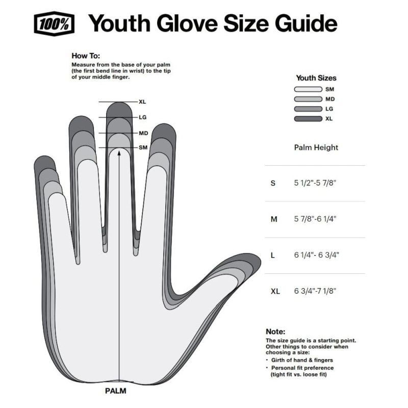 100% Airmatic 2 Youth/Kids Motocross Offroad ATV Gloves - Pick Color - Image 2